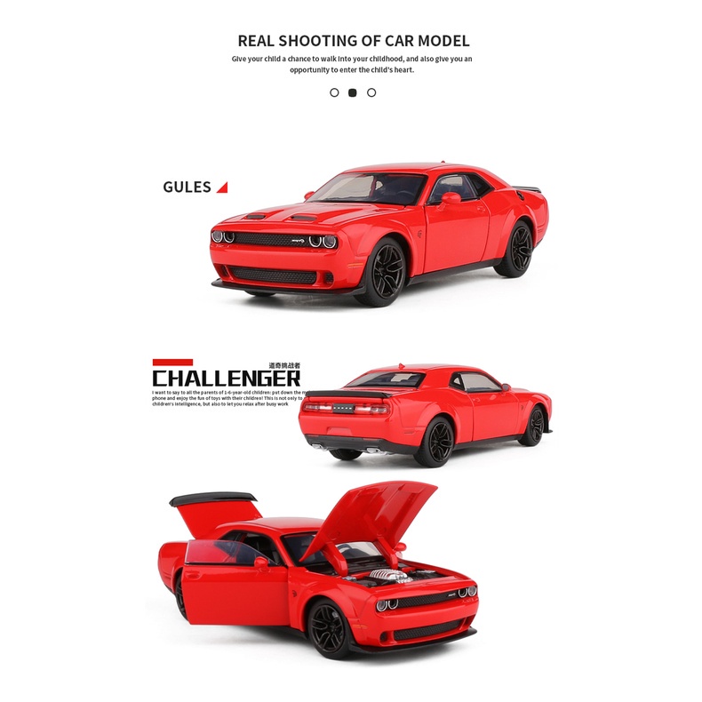 ( Mô hình ) dodge challenger srt hợp kim musle mô hình ô tô diecasts đồ chơi bằng kim loại mô hình ô tô mô phỏng