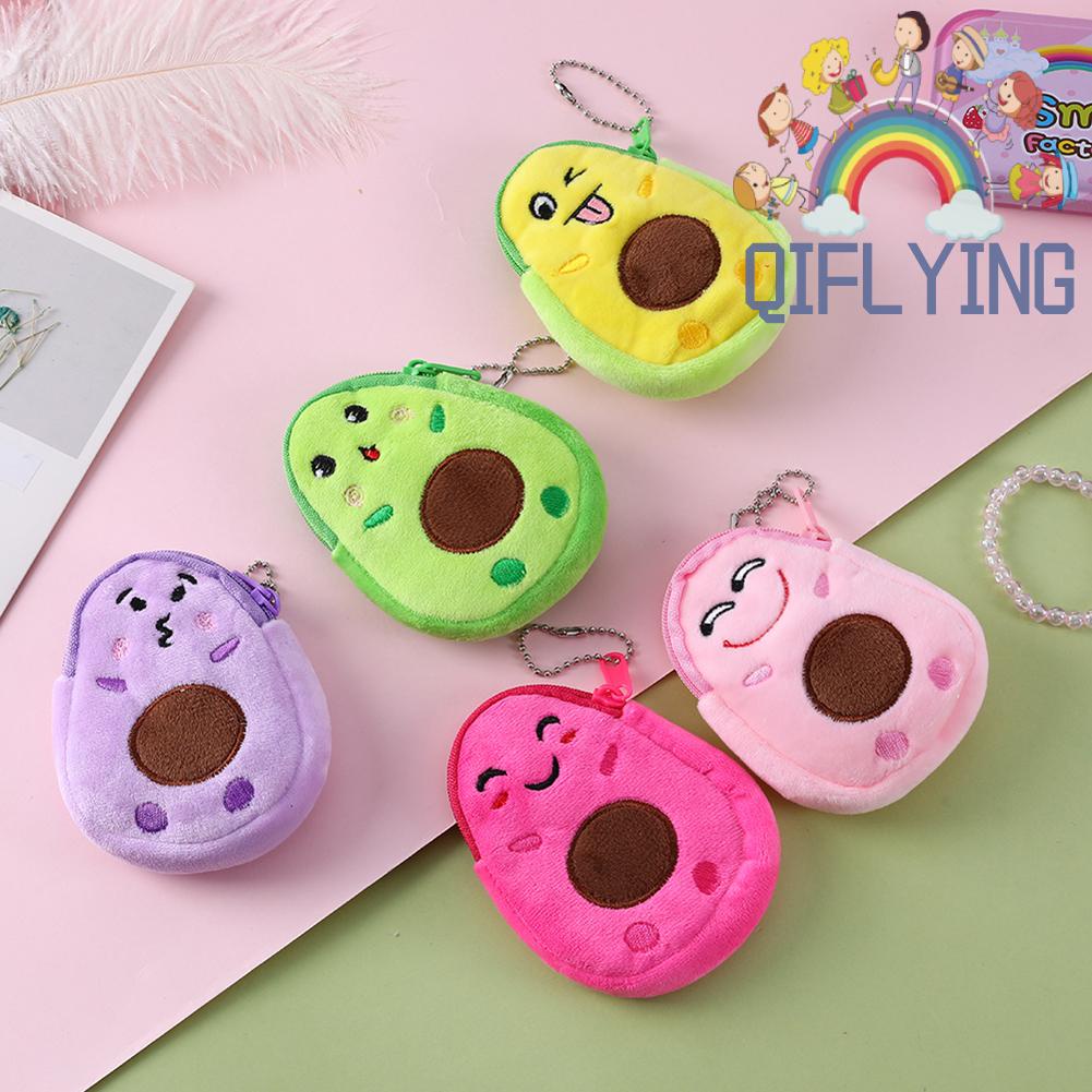 Ví Nhỏ Đựng Tiền Xu Hình Trái Bơ Thời Trang Cho Nữ