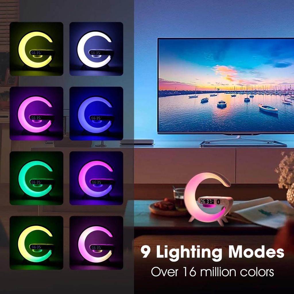 Loa bluetooth Không Dây 15w Có Đèn Led Thông Minh Thích Hợp Làm Quà Tặng Cho Bé Gái