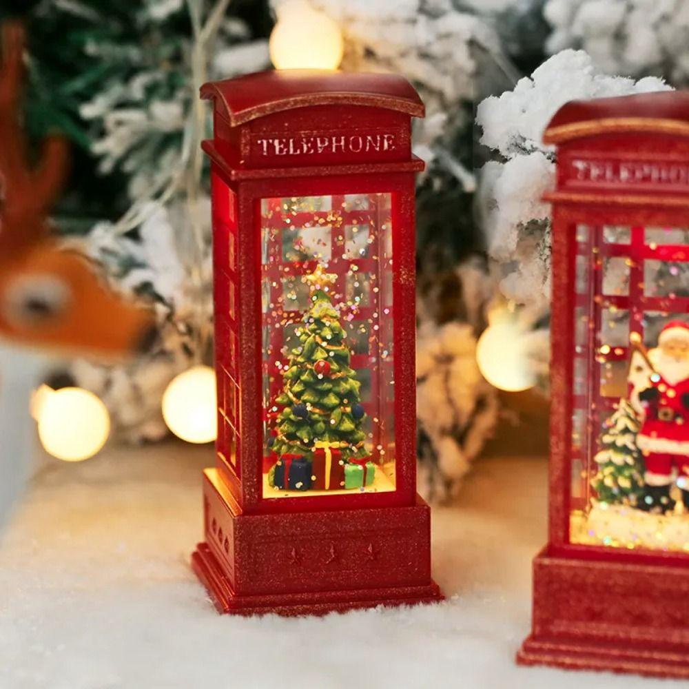 Đèn led Trang Trí Giáng Sinh Hình Ông Già Noel Cho Điện Thoại / Giày Bốt Leo Núi