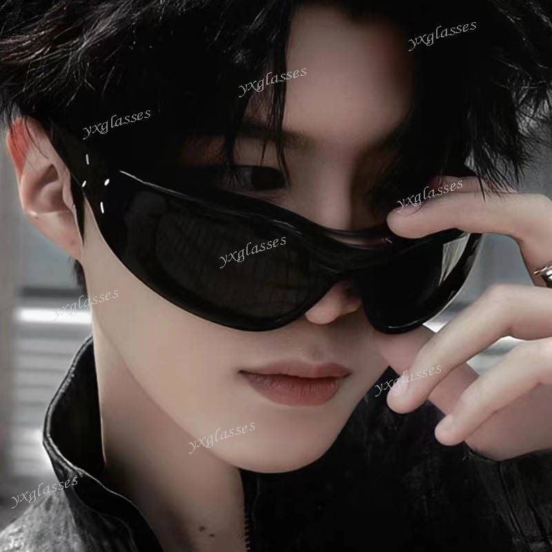 Mới Kính Mát Mắt Mèo Phong Cách hip hop punk y2k Dành Cho Nam Và Nữ
