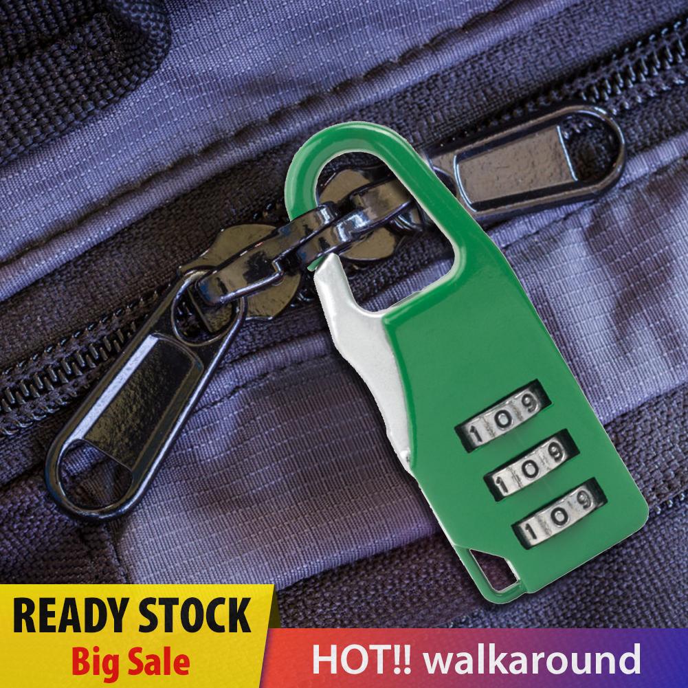 Ổ Khóa Hành Lý Du Lịch 3 Chữ Số mini Bằng Hợp Kim Kẽm