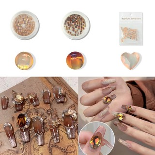 Set 30 hạt đá pha lê trang trí móng tay 3d nghệ thuật