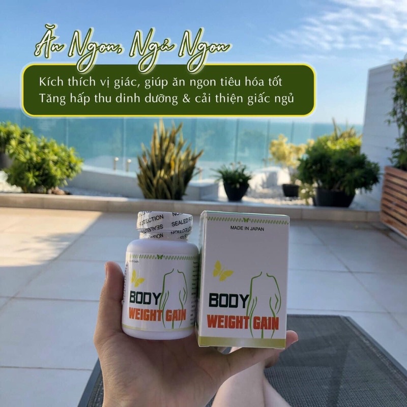 Tăng Cân BODY WEIGHT GAIN Nhật Bản hàng chính hãng giúp ăn ngủ ngon