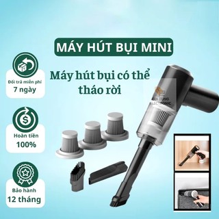 Máy hút bụi cầm tay không dây siêu mini lực hút cực mạnh , máy hút bụi ôtô, máy hút bụi cầm tay mini gia dụng electronic