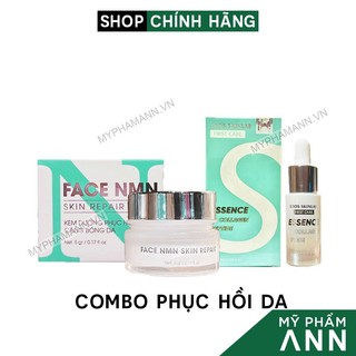 Combo Kem Face Phục Hồi và Serum Tinh Chất Collagen Peptide Eros Skinlab Chính Hàng