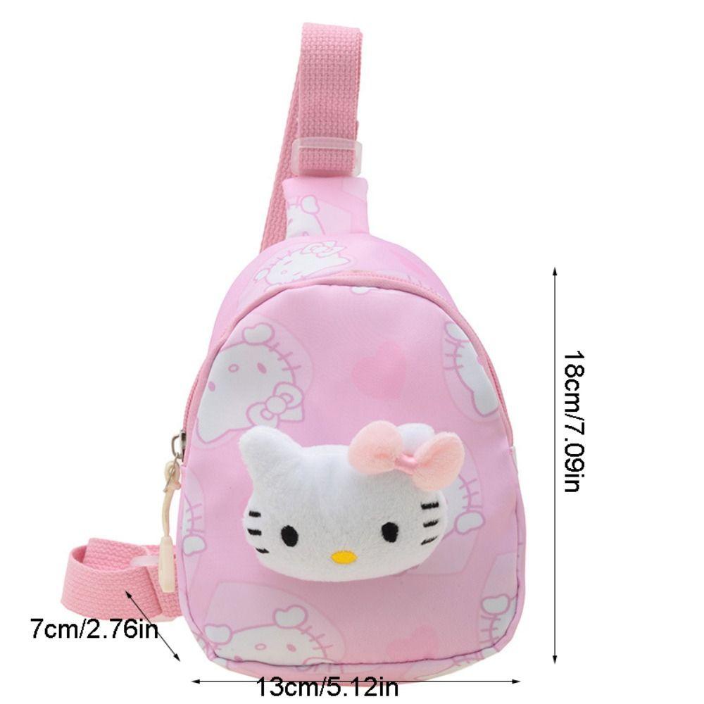 Elmer1 Túi Đeo Chéo Hình kuromi Hoạt Hình Dễ Thương Cho Bé