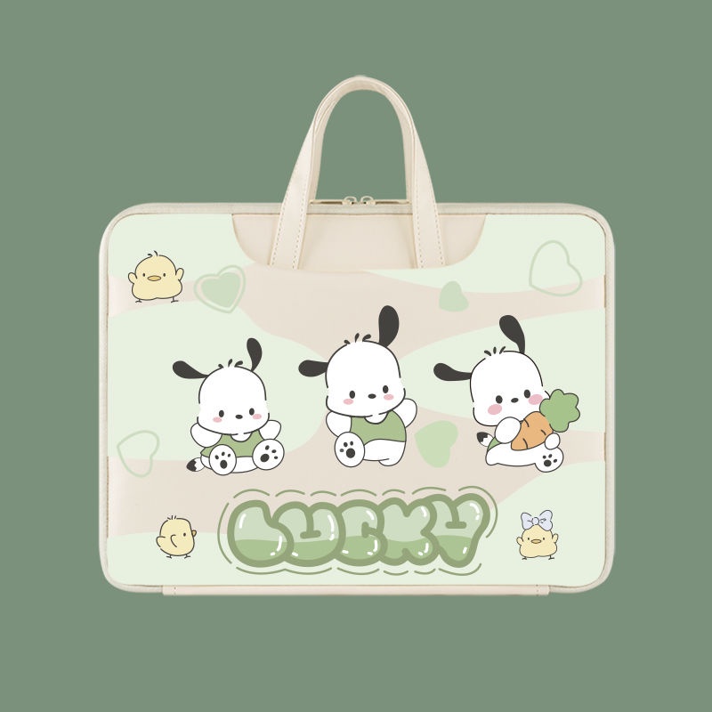 Dễ Thương Túi Đựng laptop Bằng Da pu Chống Nước Chống Sốc Họa Tiết Hoạt Hình Cho laptop 12 13.3 14.1 15 15.6 16.1inch