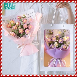 【làm sẵn】bó hoa tulip len