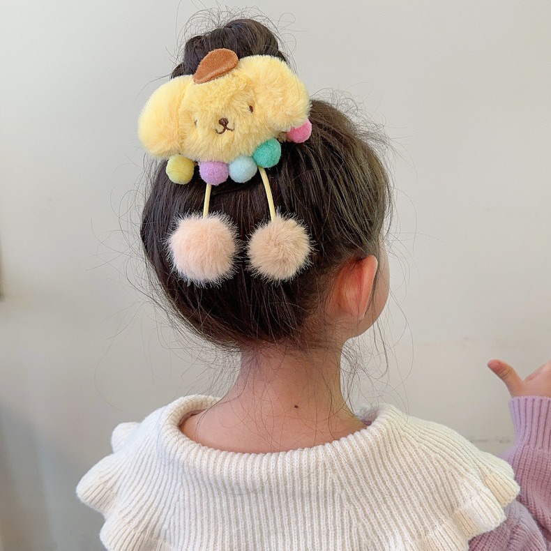 Dây Buộc Tóc Cao Su Phủ Lông Nhung Dễ Thương Xinh Xắn 2023