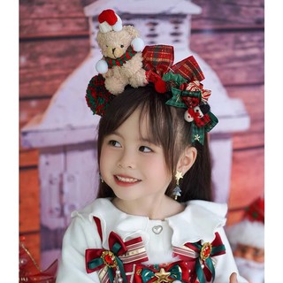 Kẹp Tóc Hình Nón Giáng Sinh Dễ Thương Cho Bé