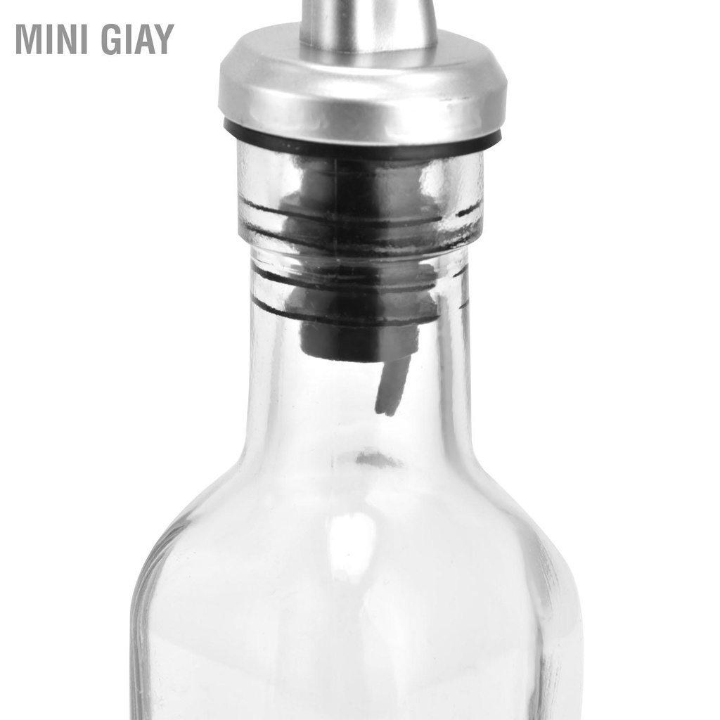Mini Giay Bình đựng dầu Thủy tinh và bình xịt nhựa sơn chai nước tương giấm nấu rượu