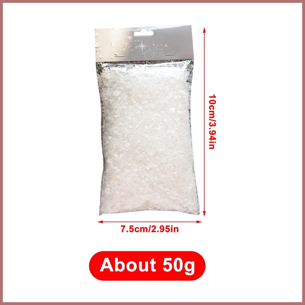 Bột Tuyết Nhân Tạo Khô Trang Trí Giáng Sinh Liền Mạch Cho ksiduegvn