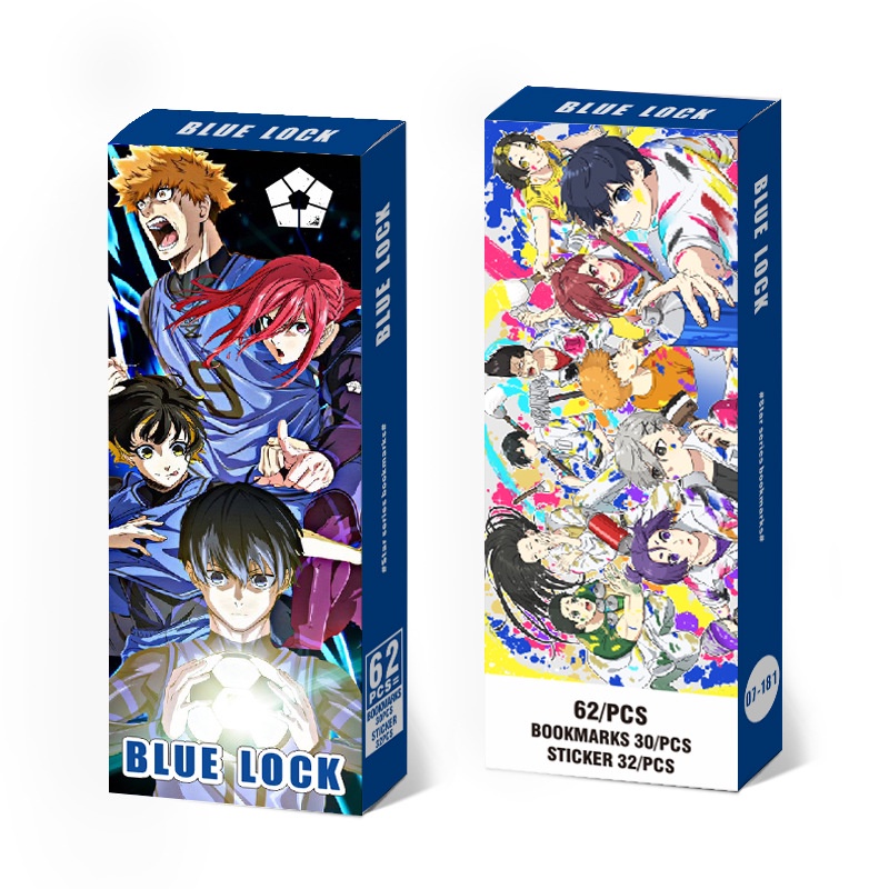 Genshin, ONE PIECE,BLUE LOCK, OSHI NO KO, My Hero Academia, Haikyuu!! NARUTO, Jujutsu Kaisen,Tokyo Revengers, Chainsaw Man, Demon Slayer Bookmark Stickers