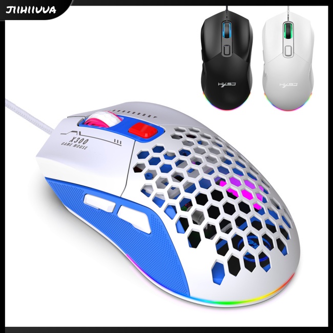 Chuột gaming jl- x300 ergonomic 7200dpi 12 rgb Có Dây Và Đèn Led Dùng Để Chơi Game