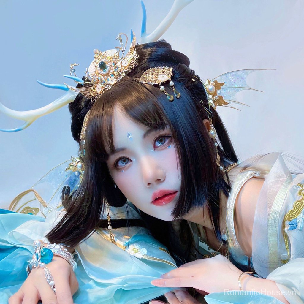 Phụ Kiện Cài Tóc Vòng Tay Hình Cá Mập Phong Cách hanfu youlong qingying xishi yibai