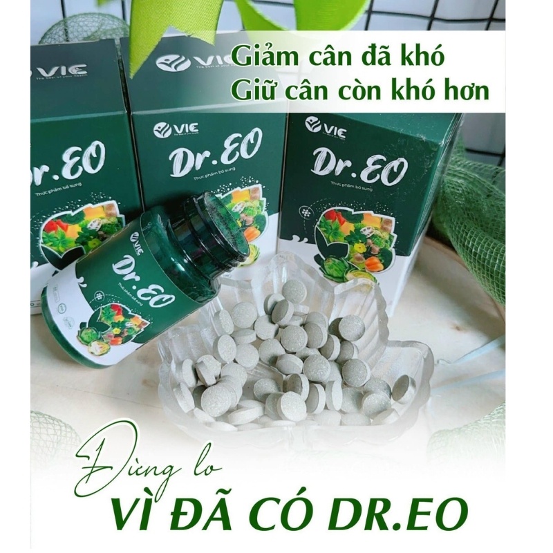 Viên uống Giảm mỡ bụng ,Dr Eo Vic hộp 60 viên, đánh tan mỡ bụng tích tụ lâu ngày, thải độc cơ thể, mát gan, luhacosmetic