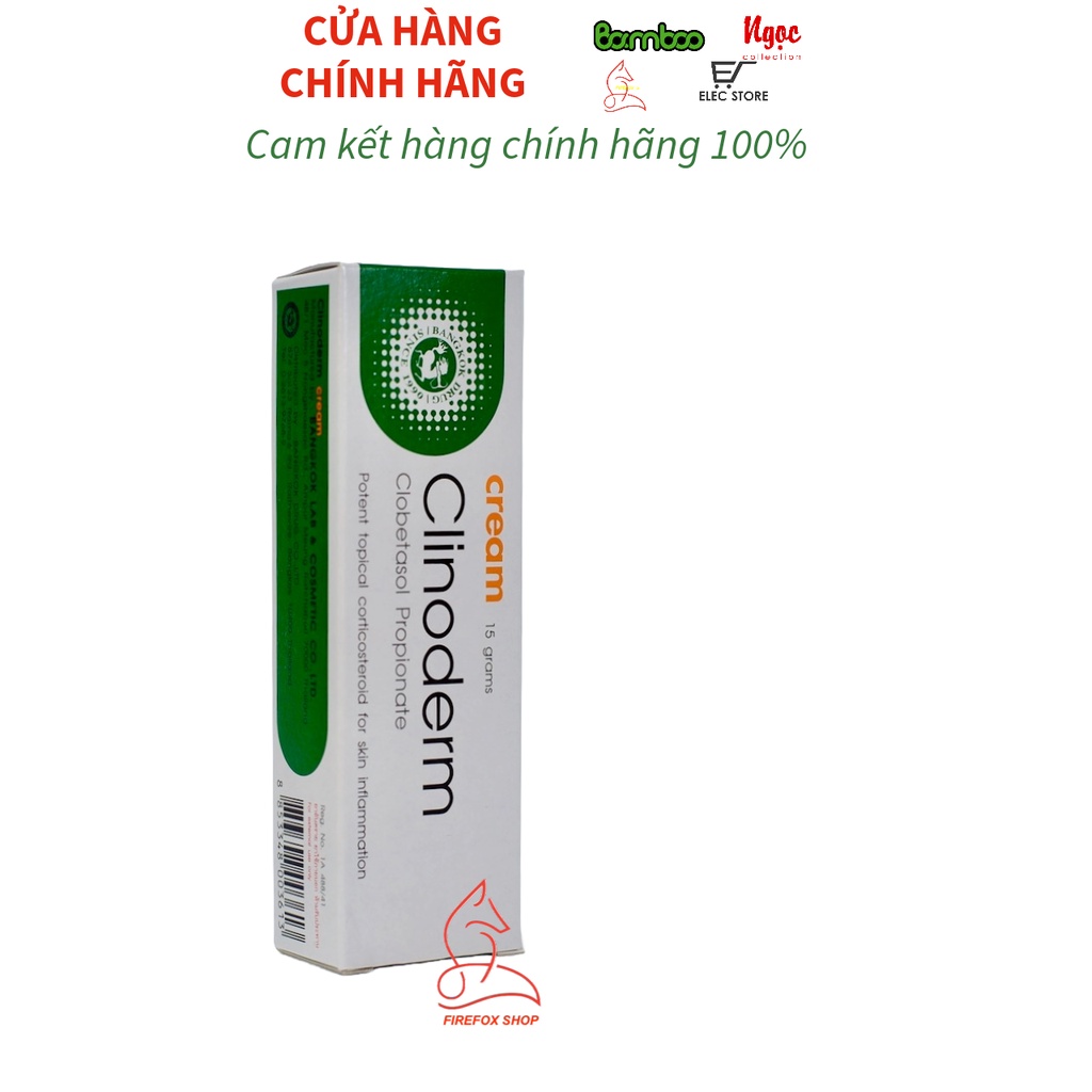 Kem Bôi Clinoderm 15 Gram Dưỡng Da Khô, Giảm Trừ Vẩy Nến - Thái Lan