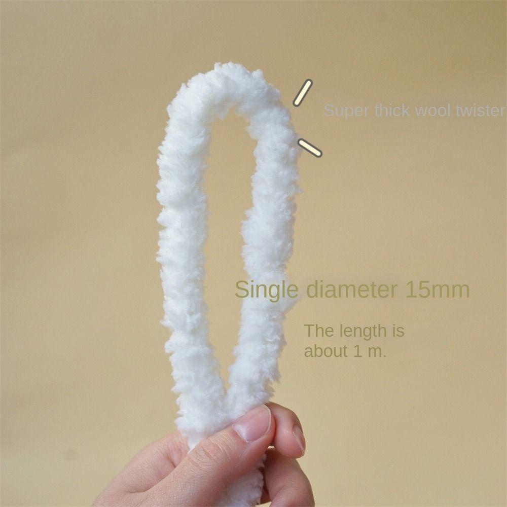 Francesco Dây Ruy Băng Bằng Vải Nỉ Phối Lông Nhiều Màu Dễ Thương Trang Trí Đồ Chơi Trẻ Em diy