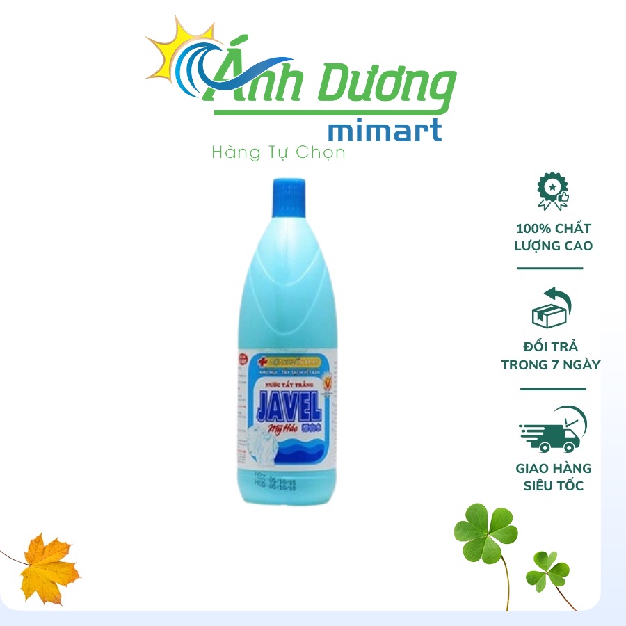 Nước Tẩy Trắng Quần Áo Javel Tẩy Trắng, Diệt Khuẩn, Khử Mùi Hôi, Tẩy đồ Sứ, Nhựa... (AD)