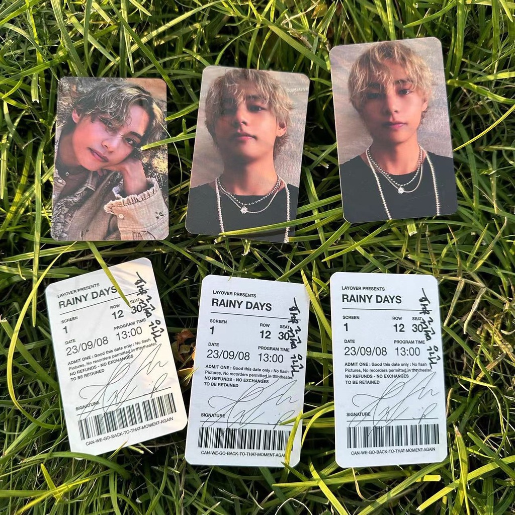 Set 2-7 Tấm Ảnh lomo Card j-hope v rm suga jin jin jk Bts bangtan boys