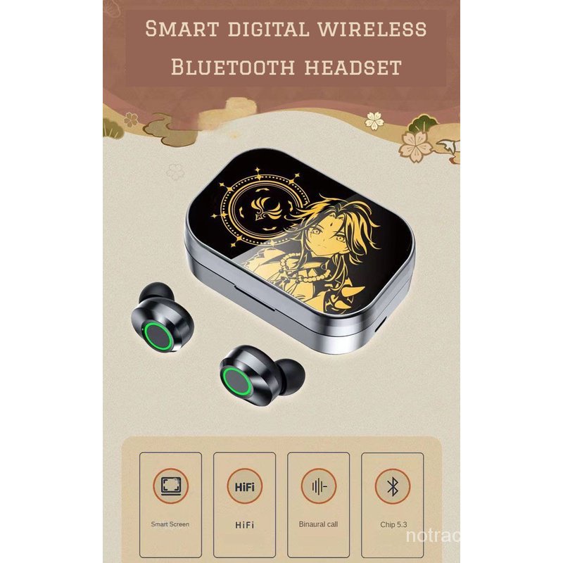 ★Genshin Impact★Kokomi Tai Nghe Nhét Tai Không Dây bluetooth Chơi game merchandise co-Brand
