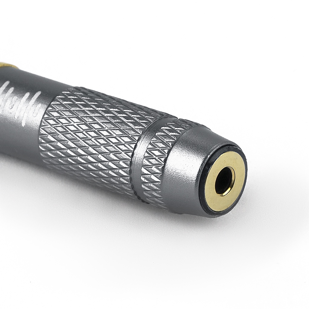 Giắc Cắm Chuyển Đổi 6.35mm  Âm Thanh stereo male Sang 2.5mm female Bằng Hợp Kim Nhôm Mạ Vàng