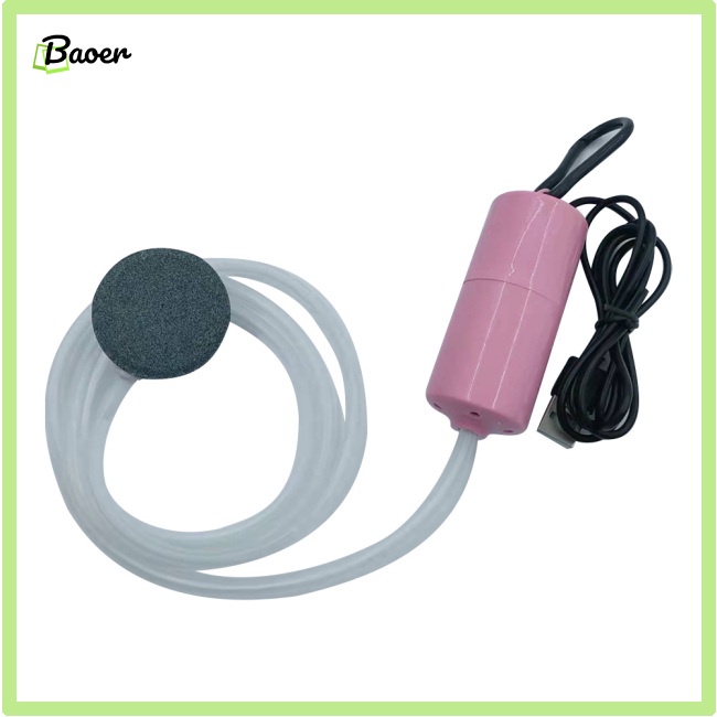 Máy Bơm Oxy mini 100% Chính Hãng Sạc usb Không Gây Tiếng Ồn Cho Bể Cá