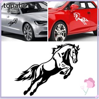 Sticker dán xe hơi trang trí hình chú ngựa phi