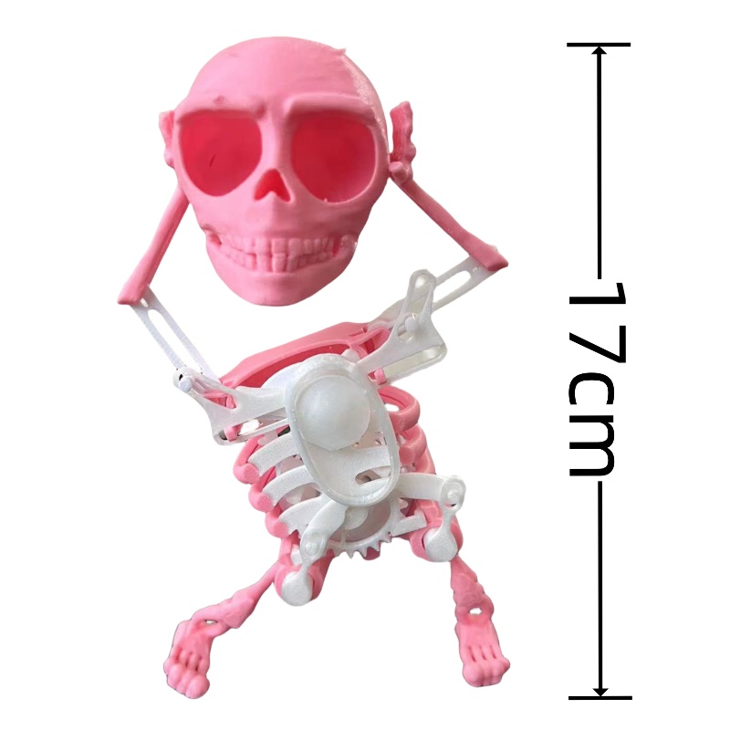 ☠️ Bộ xương nhảy múa in 3D Sử dụng đồng hồ Đồ chơi văn phòng giảm stress mới lạ, độc đáo và vui nhộn