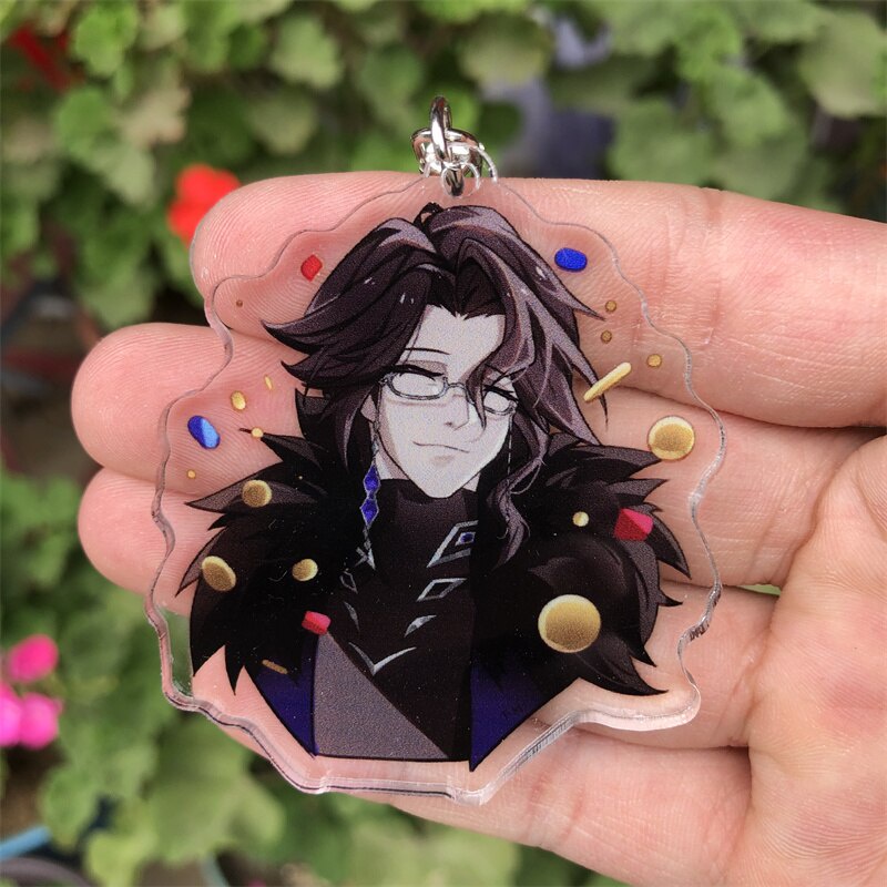 Móc khoá Genshin Impact Fatui Doctor Dottore Regrator Pantalone Anime Manga Nhật Bản Phụ Kiện Trang Trí Túi xách Balo