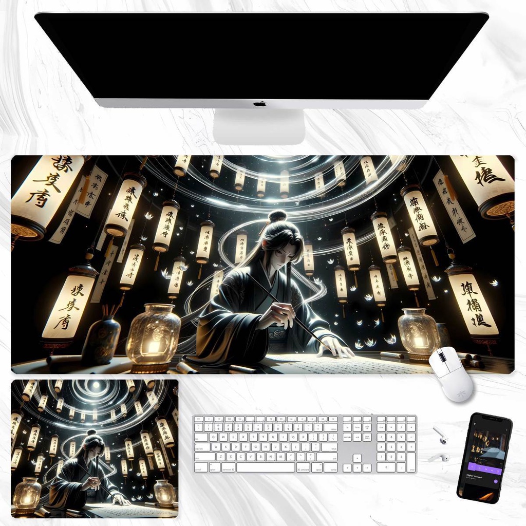 Tấm Lót Chuột Và Bàn Phím Máy Tính In Hình Hoạt Hình anime Trung Quốc Cỡ Lớn Dành Cho Văn Phòng / Ký Túc Xá