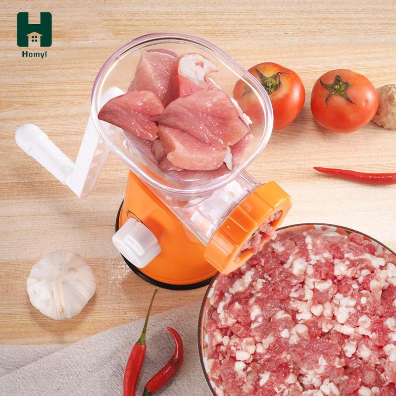 Máy xay thịt thủ công Đế hút trong 1 Máy xay thịt có thể tháo rời
