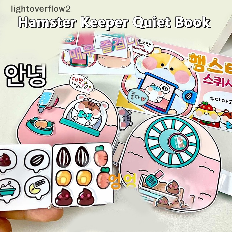 Đồ Chơi Hình Dán Chuột hamster Thủ Công Dễ Thương Vui Nhộn diy Làm Quà Tặng Cho Bé Gái