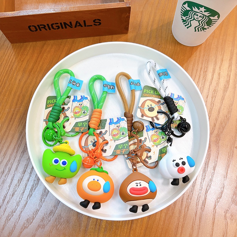 Móc Khóa Hình Búp Bê Hoạt Hình Sáng Tạo