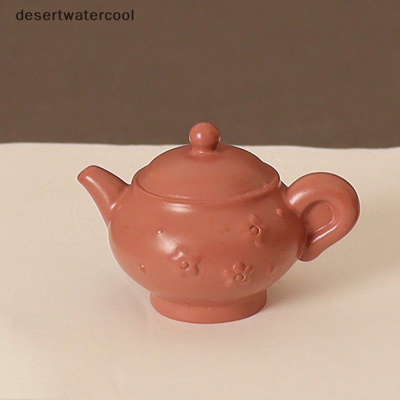 Devn set 5 Ấm Trà Mini Tỉ Lệ 1 / 12 Trang Trí Nhà Búp Bê