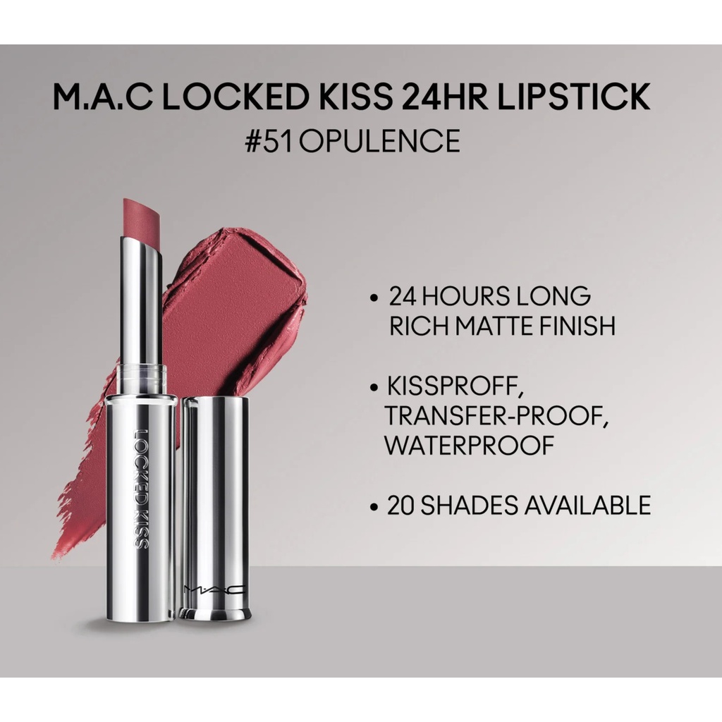 AU - Son Mac locked kiss lnk thỏi bền màu về 9 màu, son thỏi lì 95,79,69,67,86,99,65,98,52 - sỉ