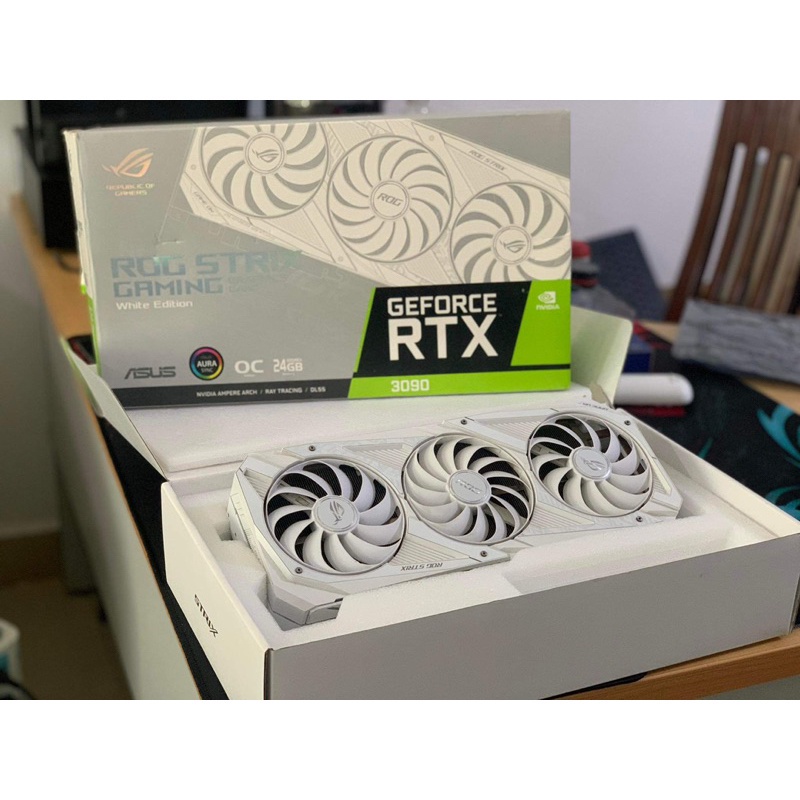 Card Màn Hình VGA ASUS ROG STRIX Gaming 3090 24GB, Hàng Mới 100%, Đổi Mới 30 Ngày Đầu