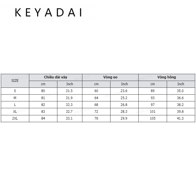 KEYADAI Chân váy dài Phong cách dài A23M0AW 44Z231030