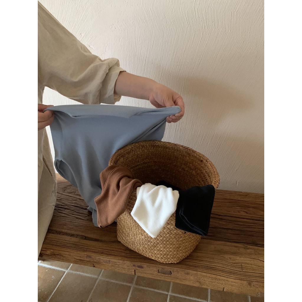 Áo thun giữ nhiệt cho bé AG815 sz 90-140 màu trơn, thời trang trẻ em mùa đông 2023, chuẩn Quảng Châu loại 1