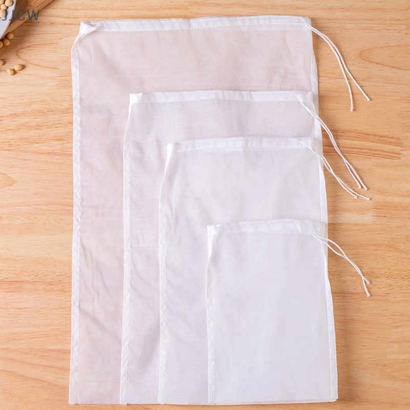 Bộ 2 Túi Lọc Sữa Phô Mai / Sữa Đậu Nành Bằng nylon Có Thể Tái Sử Dụng Cho Nhà Bếp qqw