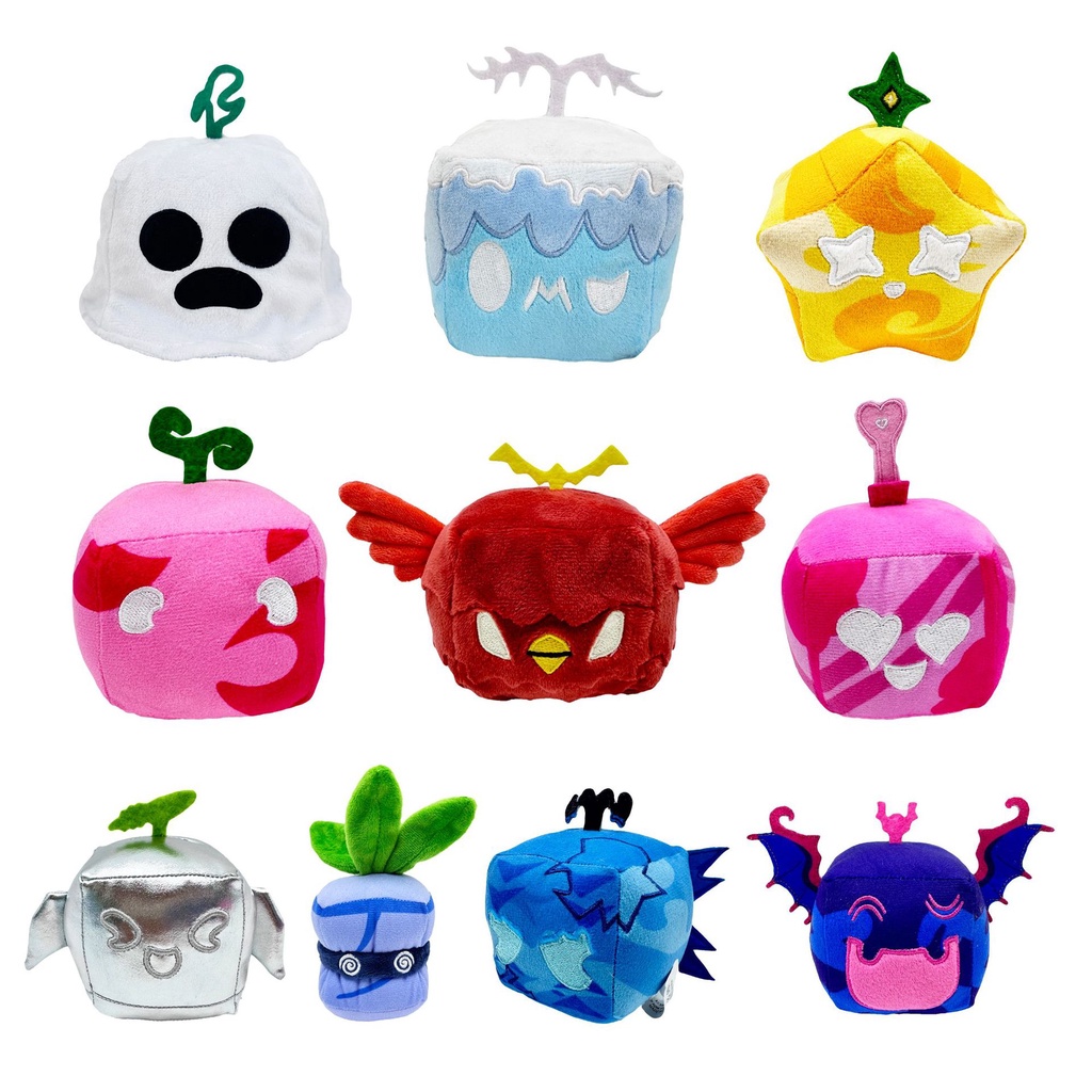 [In Stock Express] new product blox fruits fruit box plush toy purple box doll VOJL