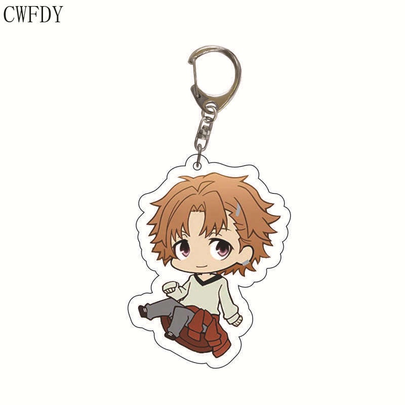 Móc khoá Bungou Stray Dogs Keychain Dazai Osamu Edogawa Ranpo Akutagawa Ryunosuke Nakajima Atsushi Nakahara Chuya