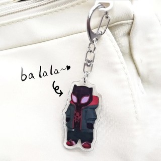 Marvel Móc Khóa acrylic Hình spider man Cho Học Sinh