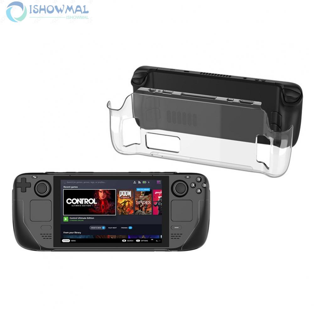 PC 1 Pcs Crystal Protective Cases For Steam Deck Host Split Transparent-New In 11-