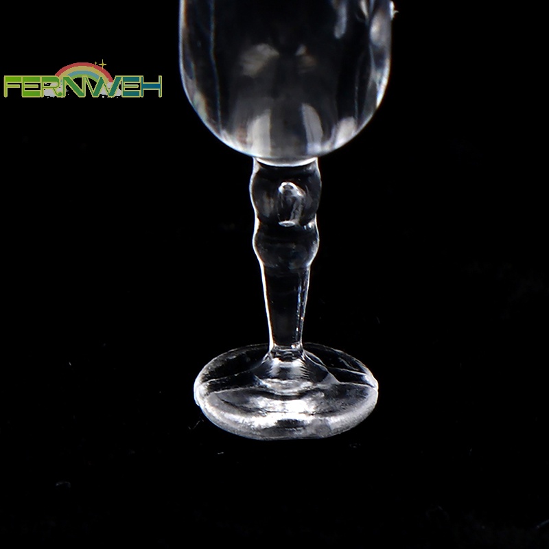 Set 6 Ly Thủy Tinh Uống Rượu Vang Đỏ Cho Nhà Búp Bê