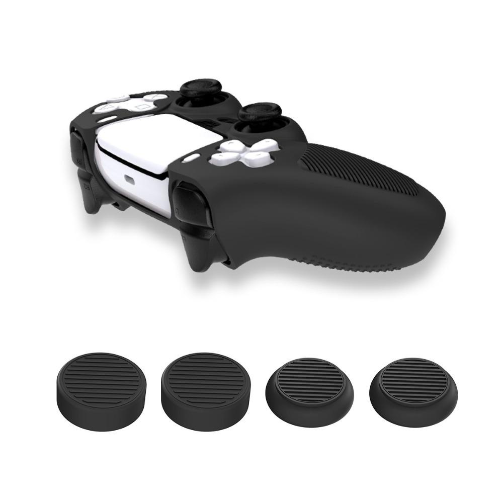Btlimer Vỏ Bọc Silicon gel Nhiều Màu Thoải Mái Chống Rơi Cho Tay Cầm Chơi game ps5