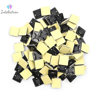 Set 100 phụ kiện cố định dây cáp tự dính 20x20x6mm m i yuanzongren444