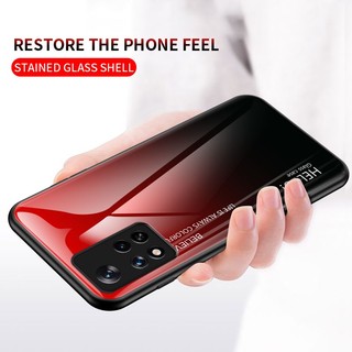 Ốp Điện Thoại Kính Cường Lực Màu gradient Cho xiaomi redmi note 11 pro note11 pro 5g / 11 pro