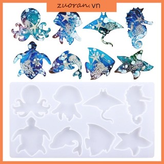 Zuoo Khuôn silicone Làm Mặt Móc Khóa Bằng Đất Sét